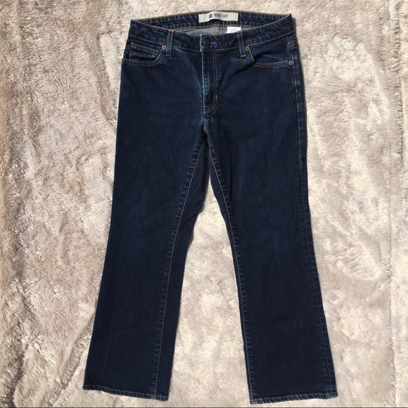 GAP Bootcut Mid Rise Dark Wash Jeans Size 10 - Picture 3 of 6